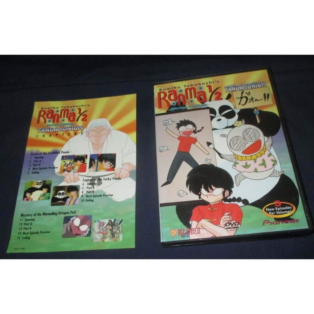 Ranma 1/2: Random Rhapsody Vol. 6 - Pandemonium (DVD, 2001)
